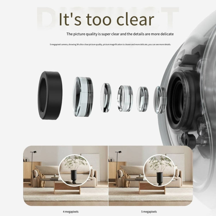 Original Xiaomi Mijia Smart Camera 3 PTZ Version 3K AI Detection Baby Monitor 5MP 360 Degree View Webcam Day & Night Work Infrared Night Vision, With US Plug Adapter Original Xiaomi Mijia Smart Camera 3 PTZ Version 3K AI Detection Baby Monitor 5MP 360 Degree View Webcam Day & Night Work Infrared Night Vision, With US Plug Adapter